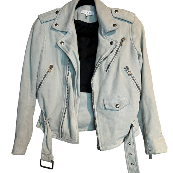 IRO Guape Suede Biker’s Jacket /Pre-Owned - Picture 1 of 16